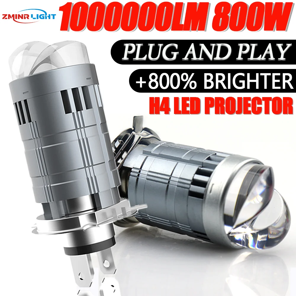 H4 Bi LED Projector Mini Lens for Auto Headlight Bulb CANBUS Turbo Car Motorcycle Lights Super Bright Hi/Low Beam Lamp 12V 24V
H4 Bi LED Projector Mini Lens for Auto Headlight Bulb CANBUS Turbo Car Motorcycle Lights Super Bright Hi/Low Beam Lamp 12V 24V