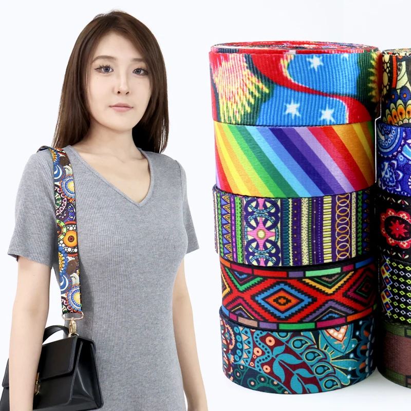 1/2M 38/50mm Print Ethnic Nylon Webbing Bands for Bag Strap Waistband Ribbon Tape Decor Lace Trim DIY Garment Sewing Accessories
1/2M 38/50mm Print Ethnic Nylon Webbing Bands for Bag Strap Waistband Ribbon Tape Decor Lace Trim DIY Garment Sewing Accessories