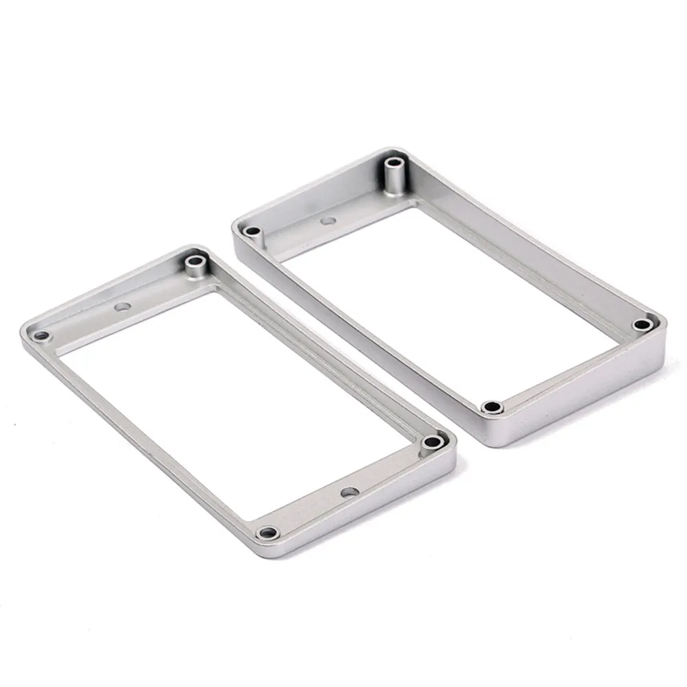 Pair Metal Pickup Ring Curved Profile Frame for Electric Guitar Replacement Pickup Frame Humbucker Cover Plate Silver
Pair Metal Pickup Ring Curved Profile Frame for Electric Guitar Replacement Pickup Frame Humbucker Cover Plate Silver
