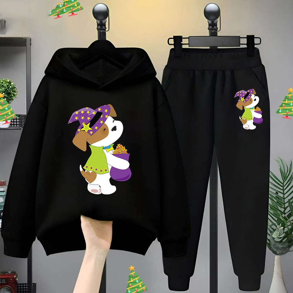 Four Seasons Children's Set Cartoon Printed Puppy Kid Set Quality Tops Hoodie and Soft Comfortable Clothing for Boys and Girls
Four Seasons Children's Set Cartoon Printed Puppy Kid Set Quality Tops Hoodie and Soft Comfortable Clothing for Boys and Girls