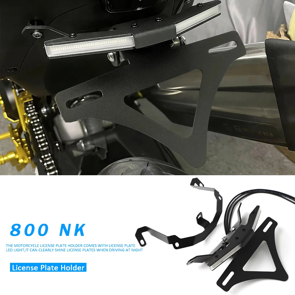 Motorcycle FOR CFMOTO 800NK 800 NK 2023-2026 Rear Foldable Short Tail Stock License Plate Light Tailstock Holder Bracket Kit
Motorcycle FOR CFMOTO 800NK 800 NK 2023-2026 Rear Foldable Short Tail Stock License Plate Light Tailstock Holder Bracket Kit