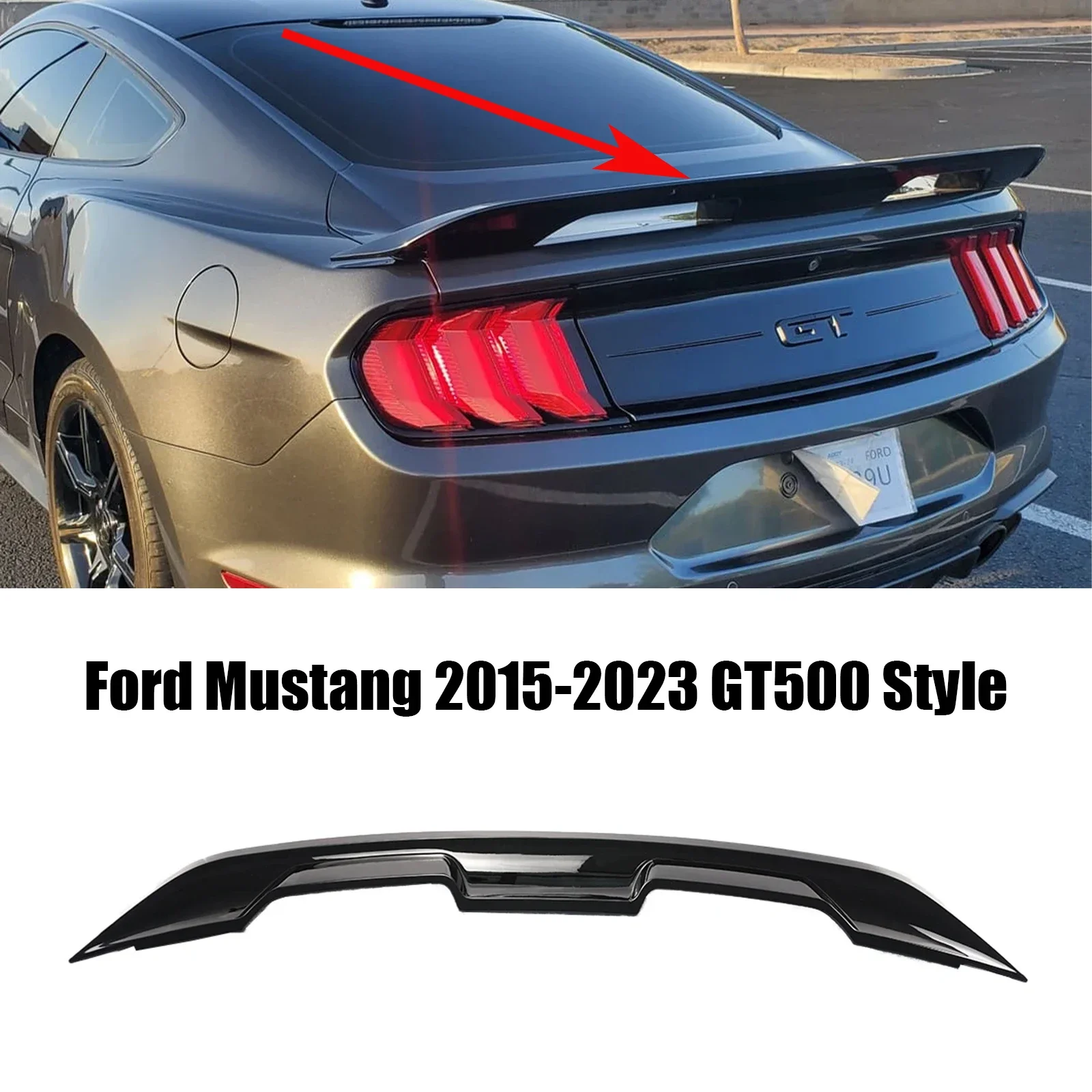 Car Tail Wing Diffuser Trunk Lip Splitter Rear Spoiler Wing For Ford Mustang 2015-2023 GT500 Style Glossy Black Carbon Look
Car Tail Wing Diffuser Trunk Lip Splitter Rear Spoiler Wing For Ford Mustang 2015-2023 GT500 Style Glossy Black Carbon Look