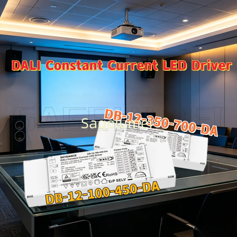 LED Driver New 12W DALI Power Supply LED Light DALI Dimmable Constant Current 100-450mA /350-700mA DB-12-100-450-DA/ 350-700-DA
LED Driver New 12W DALI Power Supply LED Light DALI Dimmable Constant Current 100-450mA /350-700mA DB-12-100-450-DA/ 350-700-DA
