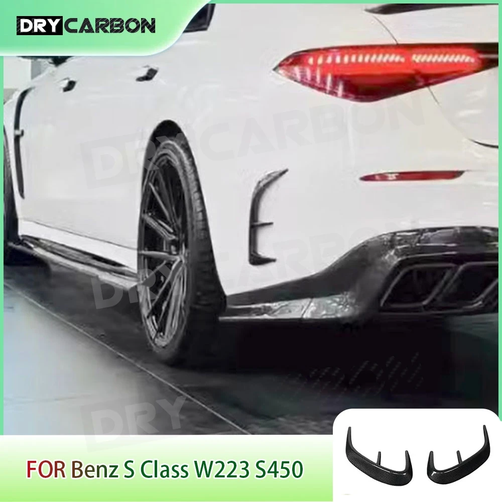 Carbon Fiber Rear Bumper Spoiler Air Vent Cover Trim for Benz S Class W223 S450 S500 Sport 2021-2023 Body Kits Accessories FRP
Carbon Fiber Rear Bumper Spoiler Air Vent Cover Trim for Benz S Class W223 S450 S500 Sport 2021-2023 Body Kits Accessories FRP