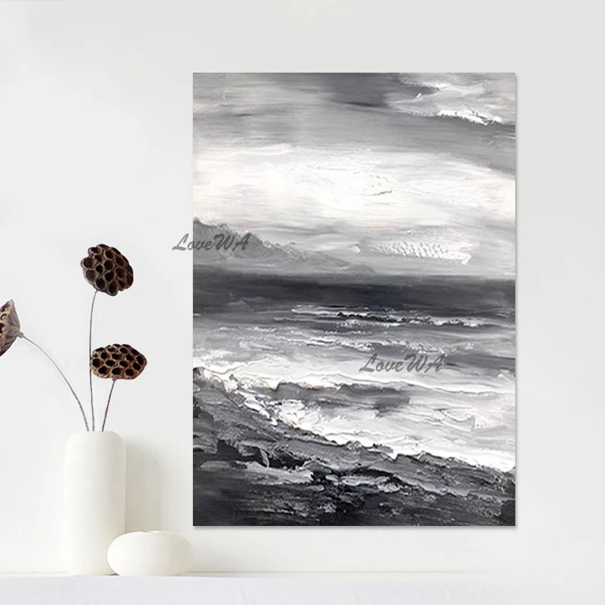 Sea Wave Landscape Oil Painting Frameless Abstract Modern Decoration Canvas Art Acrylic Artwork Wall Pictures For Living Room
Sea Wave Landscape Oil Painting Frameless Abstract Modern Decoration Canvas Art Acrylic Artwork Wall Pictures For Living Room