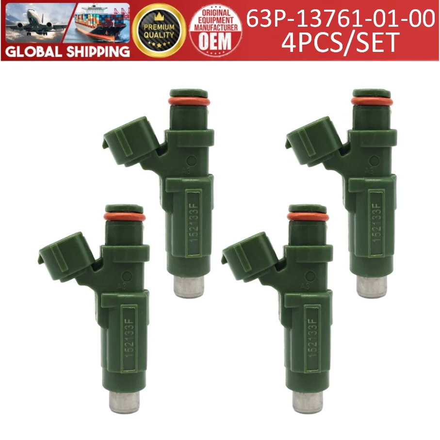 4pcs 63P-13761-01-00 Fuel Injectors For Yamaha Outboard F150 TXRD 150HP 4T#EAT152
4pcs 63P-13761-01-00 Fuel Injectors For Yamaha Outboard F150 TXRD 150HP 4T#EAT152