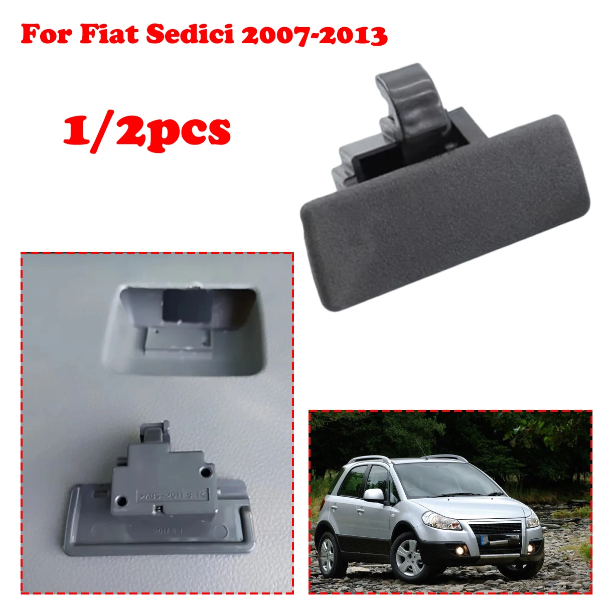 Glove Box Lid Cover For Fiat Sedici 07-13 Lock Handle Clip Assembly Gray Replacement Part 7343063J02P4Z 7343063J02V6N 73411-79J1
Glove Box Lid Cover For Fiat Sedici 07-13 Lock Handle Clip Assembly Gray Replacement Part 7343063J02P4Z 7343063J02V6N 73411-79J1