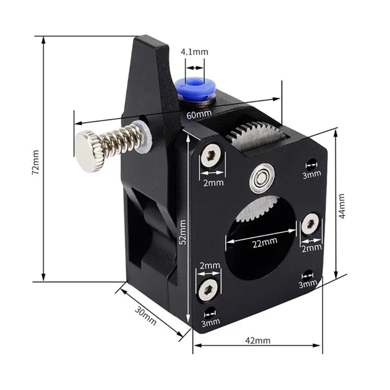 Geared Extruders Easy to Install Metal High Performance Accessories Dual Drive feed Printer Extruder Feeder Kit for Ender3 CR10
Geared Extruders Easy to Install Metal High Performance Accessories Dual Drive feed Printer Extruder Feeder Kit for Ender3 CR10