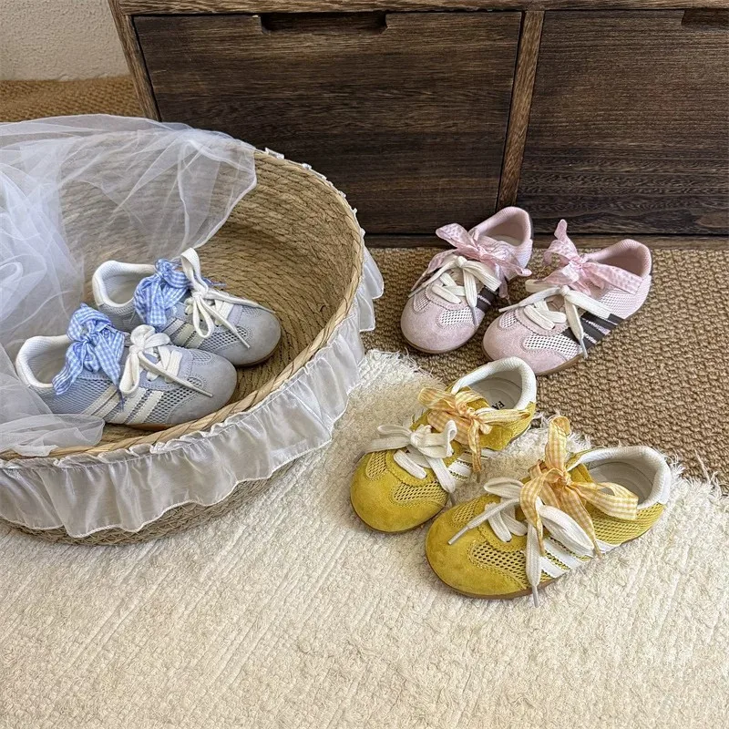 Kids'Casual Shoes Mesh Solid Color Fashion Autumn Running Shoes For Girls Anti-slip Breathable Pink Blue Shoes Size 23-36
Kids'Casual Shoes Mesh Solid Color Fashion Autumn Running Shoes For Girls Anti-slip Breathable Pink Blue Shoes Size 23-36