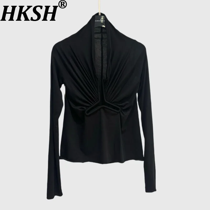 HKSH Весна Осень Лето Новая темная панк-нишевая футболка с длинным рукавом Chic Ins Streetwear Топ женский элегантный тренд Y2K HK10802
HKSH Весна Осень Лето Новая темная панк-нишевая футболка с длинным рукавом Chic Ins Streetwear Топ женский элегантный тренд Y2K HK10802