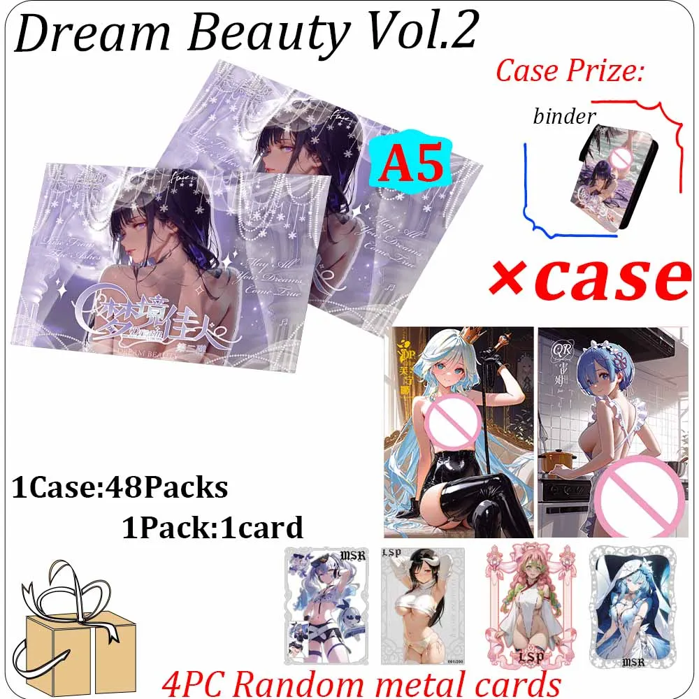 Новый Dream Beauty Vol.2 A5, размер Waifu, коллекционные карты, дизайн купальника бикини для ACG CCG TCG, подарок для фанатов
Новый Dream Beauty Vol.2 A5, размер Waifu, коллекционные карты, дизайн купальника бикини для ACG CCG TCG, подарок для фанатов
