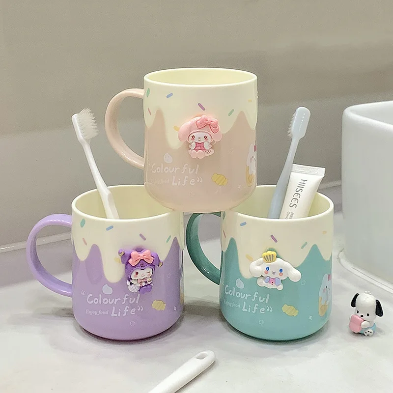 New Sanrio Ice Cream Mouth Mug Bathroom Home Kids Mouthwash Mug Small Fresh High-value Plastic Drinking Cup Drop Resistant
New Sanrio Ice Cream Mouth Mug Bathroom Home Kids Mouthwash Mug Small Fresh High-value Plastic Drinking Cup Drop Resistant