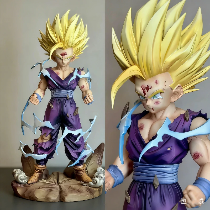 28cm Dragon Ball Kid Gohan SSJ2 Action Figure 2 Head Sculpture Lightning Effect Anime Statue Collect Model Ornament Toy Gift
28cm Dragon Ball Kid Gohan SSJ2 Action Figure 2 Head Sculpture Lightning Effect Anime Statue Collect Model Ornament Toy Gift
