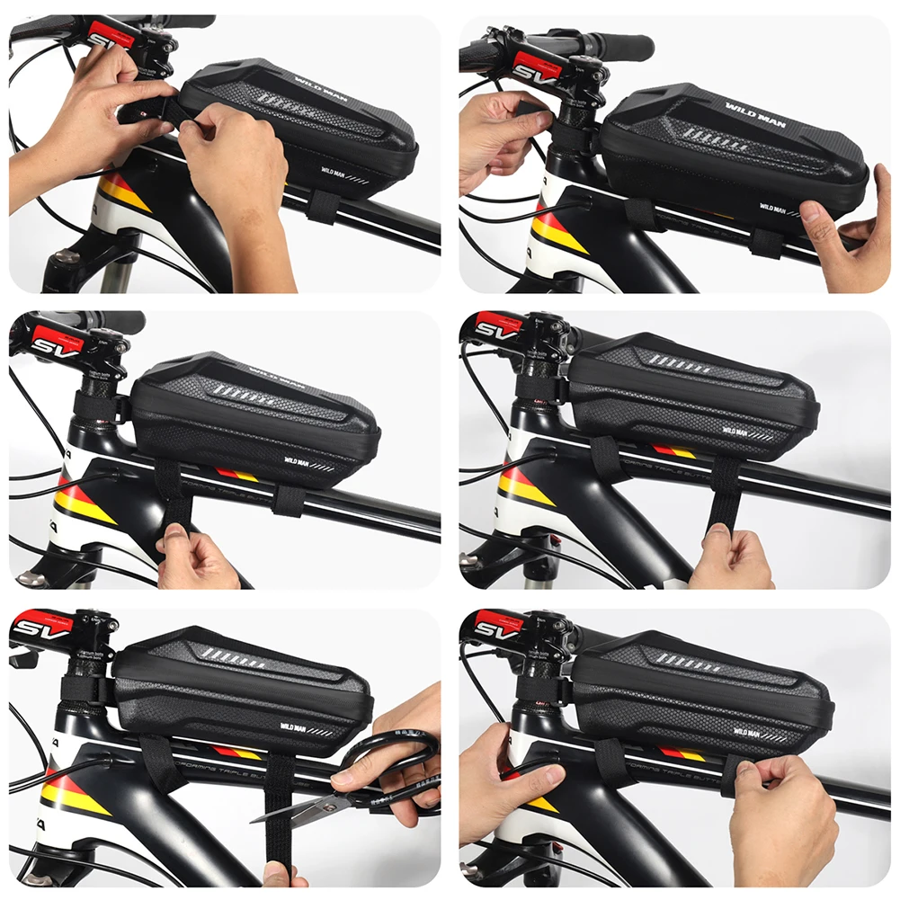 WILD MAN Waterproof MTB Bike Front Frame Tube Hard Shell Bags Cycling Equipment MTB Bike Top Tube Shell Cycling Pouch
WILD MAN Waterproof MTB Bike Front Frame Tube Hard Shell Bags Cycling Equipment MTB Bike Top Tube Shell Cycling Pouch