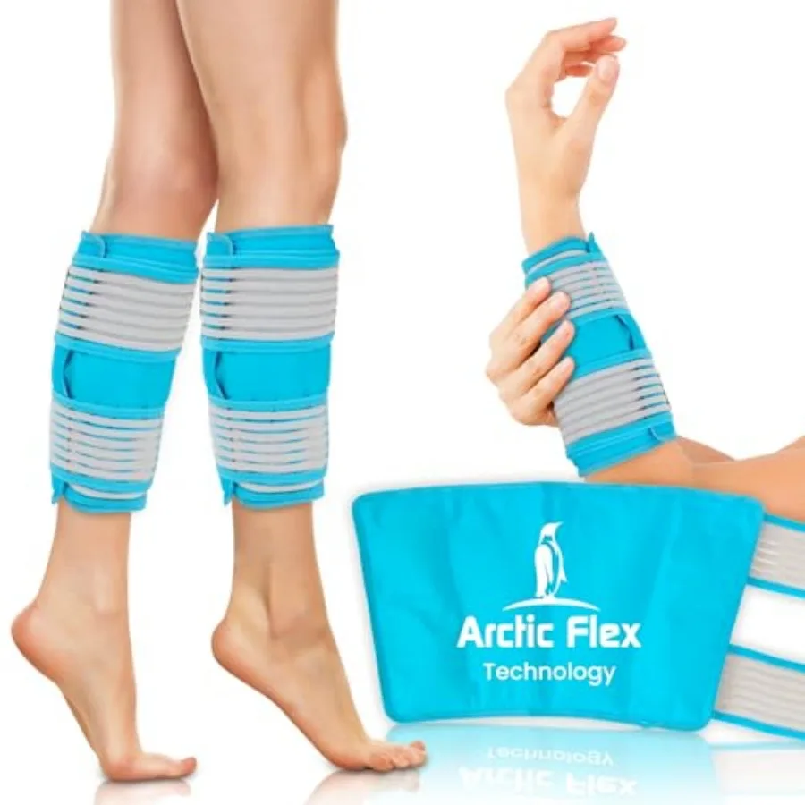 Vive Calf and Shin Ice Pack Wrap Pair - Extra Strength Hot and Cold Therapy for Shin Splints and Leg Pain - Adjustable Compress
Vive Calf and Shin Ice Pack Wrap Pair - Extra Strength Hot and Cold Therapy for Shin Splints and Leg Pain - Adjustable Compress