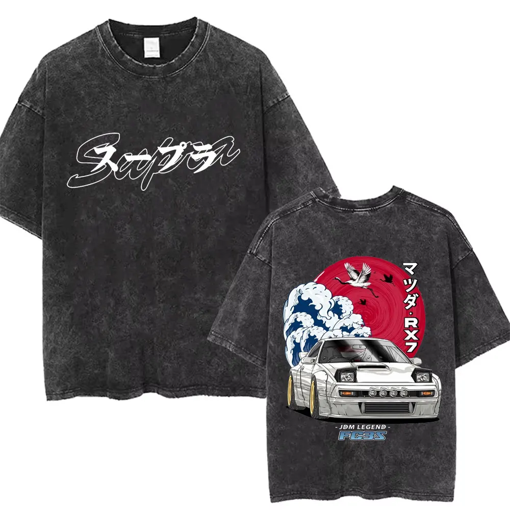 Washed Vintage Anime Initial D Fujiwara Takumi Drift AE86 Double Sided Print T-shirt Men Women Retro Manga Oversized T Shirts
Washed Vintage Anime Initial D Fujiwara Takumi Drift AE86 Double Sided Print T-shirt Men Women Retro Manga Oversized T Shirts