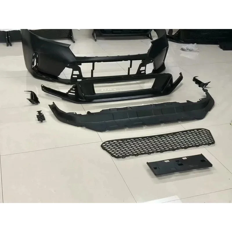 Upgraded front bumper grille with TR design 2023-2025 11th generation models, made of PP plastic.
Upgraded front bumper grille with TR design 2023-2025 11th generation models, made of PP plastic.