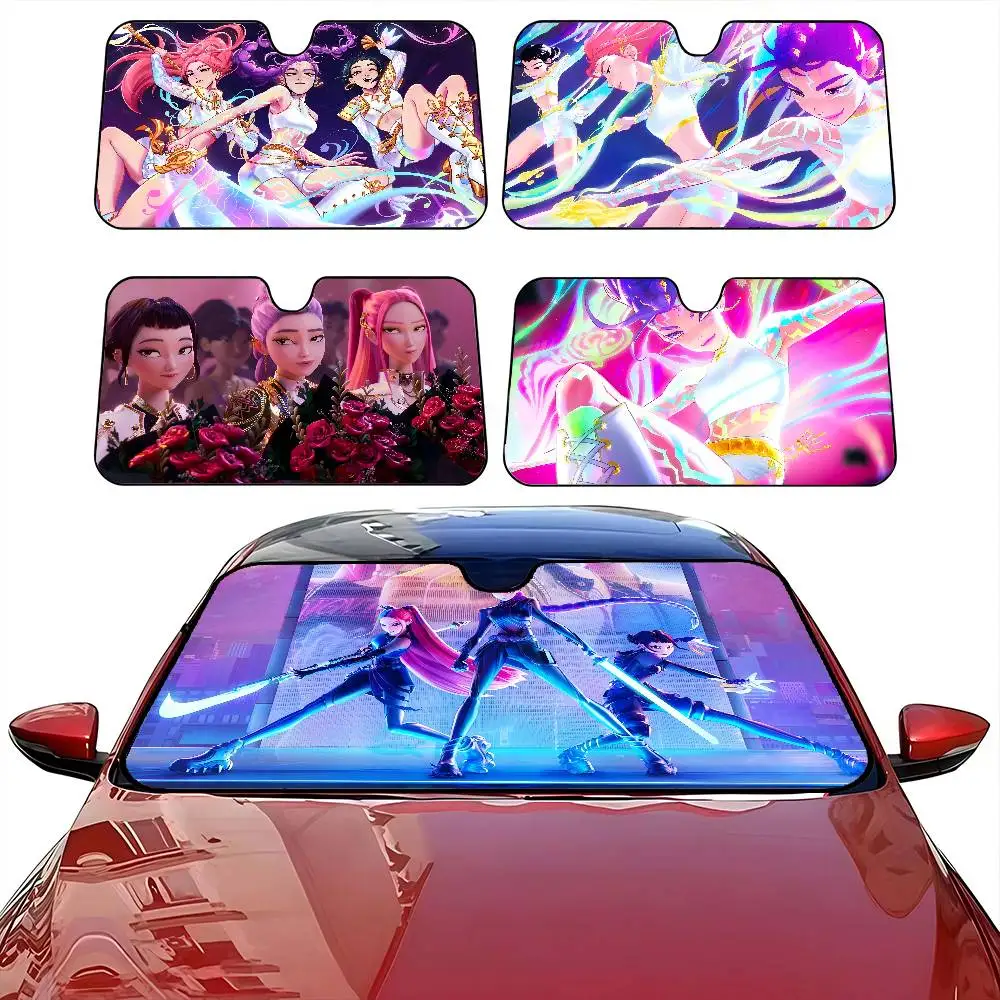 K-KPop D-Demon H-Hunters Novelty Car Front Windshield Sunshade 70x130cm Cartoon Foils Car Window Windscreen Cover
K-KPop D-Demon H-Hunters Novelty Car Front Windshield Sunshade 70x130cm Cartoon Foils Car Window Windscreen Cover