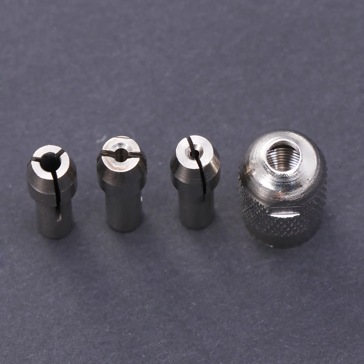 4Pcs Electric Grinding Drill Collet Nut Adapter Set Stainless Steel Multi Size High Strength Stable Clamping Compatible Rotary
4Pcs Electric Grinding Drill Collet Nut Adapter Set Stainless Steel Multi Size High Strength Stable Clamping Compatible Rotary