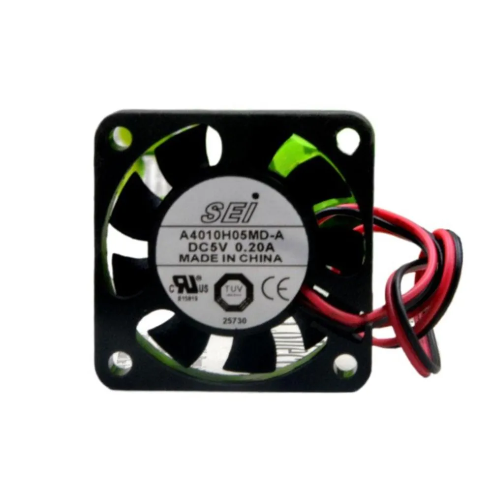 1 шт. SEI A4010H05MD-a 4010 4 см 40 мм DC 5 В 0,20 А мини-микроосевой охлаждающий вентилятор
1 шт. SEI A4010H05MD-a 4010 4 см 40 мм DC 5 В 0,20 А мини-микроосевой охлаждающий вентилятор