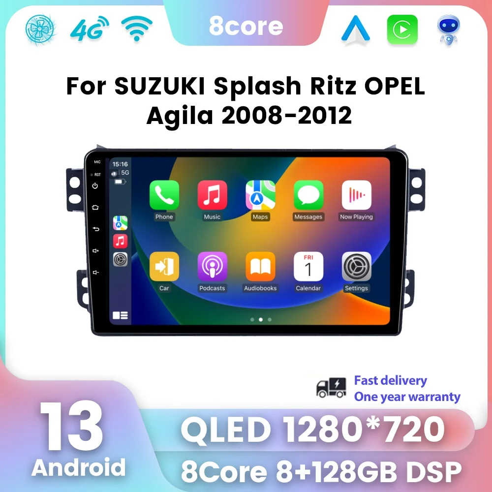 8+128G Android 13 Auto Car Radio For SUZUKI Splash Ritz OPEL Agila 2008-2014 2 Din Stereo Multimedia Video Player Carplay GPS 4G
8+128G Android 13 Auto Car Radio For SUZUKI Splash Ritz OPEL Agila 2008-2014 2 Din Stereo Multimedia Video Player Carplay GPS 4G
