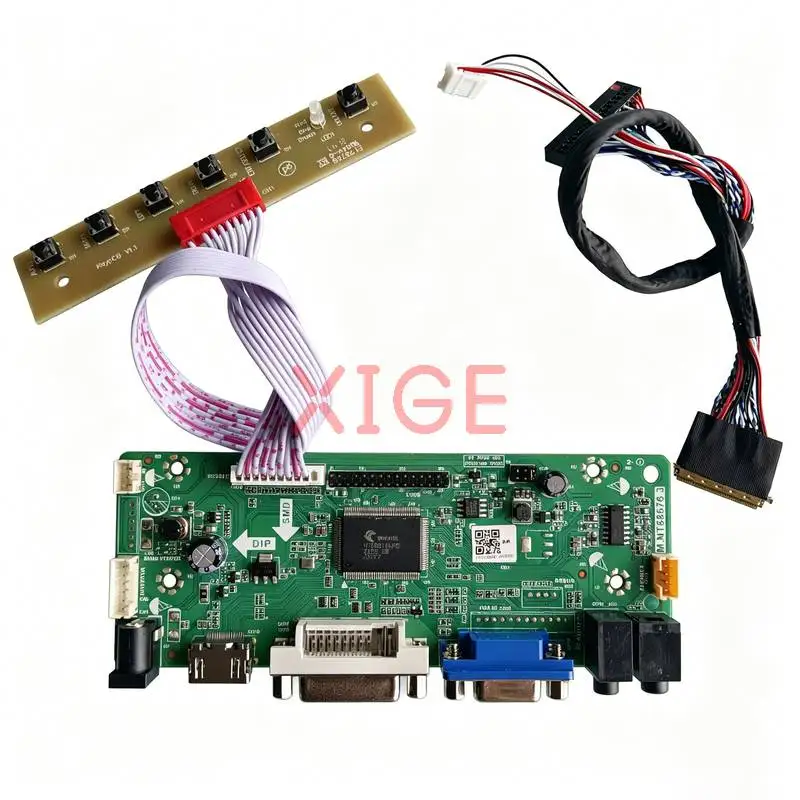 Controller Drive Board Fit LP156WF4 LP156WF1 LP156WF2 LP156WFC LVDS 40-Pin 1920*1080 VGA DVI HDMI 1920x1080 Laptop Panel Kit DIY
Controller Drive Board Fit LP156WF4 LP156WF1 LP156WF2 LP156WFC LVDS 40-Pin 1920*1080 VGA DVI HDMI 1920x1080 Laptop Panel Kit DIY