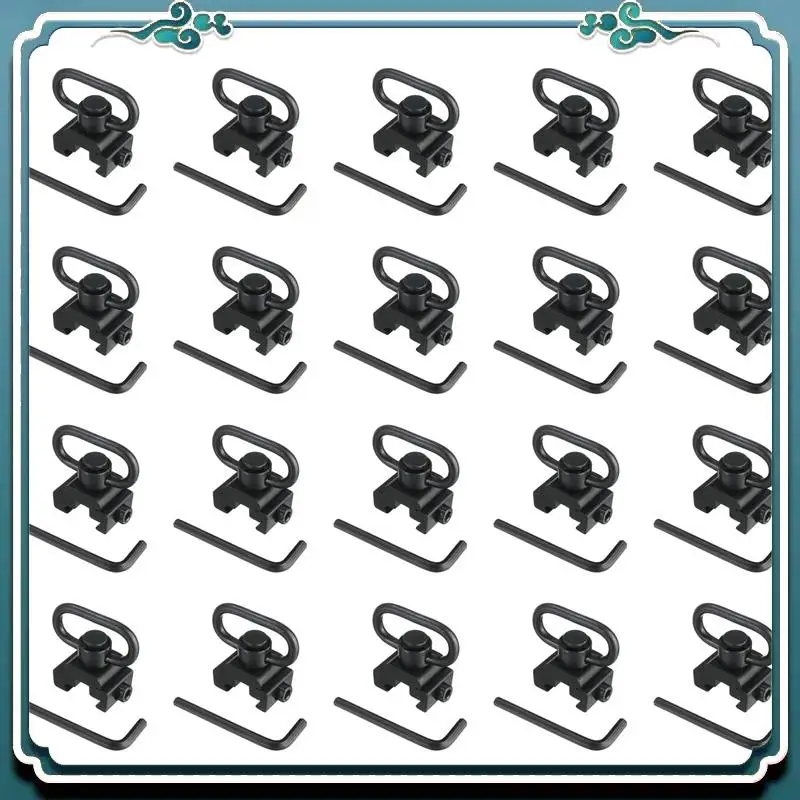 A67K-20X Quick Release Detach QD Sling Swivel Attachment W/ 20Mm Picatinny Rail Mount Black
A67K-20X Quick Release Detach QD Sling Swivel Attachment W/ 20Mm Picatinny Rail Mount Black