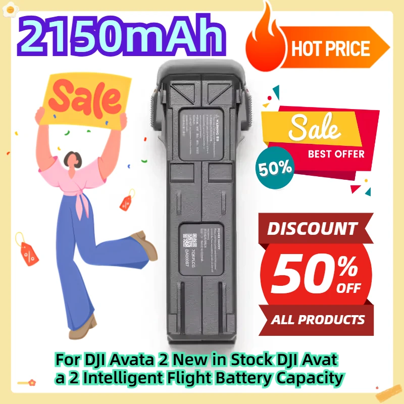 For DJI Avata 2 New in Stock DJI Avata 2 Intelligent Flight Battery Capacity 2150mAh
For DJI Avata 2 New in Stock DJI Avata 2 Intelligent Flight Battery Capacity 2150mAh
