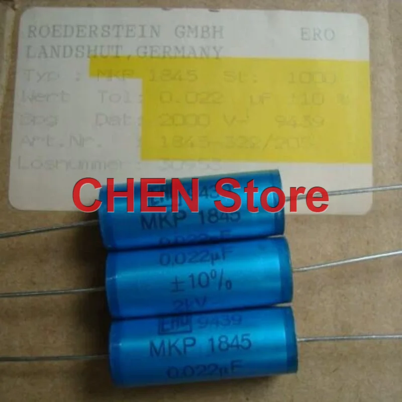 4PCS/lot NEW VISHAY ERO MKP1845 0.022UF 2000V 12X23MM axial HiFi audio capacitor 223/2000V MKP 2KV 22NF Free Shipping
4PCS/lot NEW VISHAY ERO MKP1845 0.022UF 2000V 12X23MM axial HiFi audio capacitor 223/2000V MKP 2KV 22NF Free Shipping