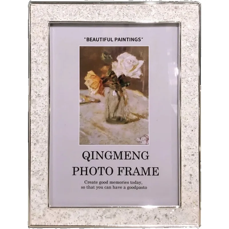 European style metal 678/10 inch frame light luxury bedroom table family wedding frame frame a4 advanced sense photo
European style metal 678/10 inch frame light luxury bedroom table family wedding frame frame a4 advanced sense photo