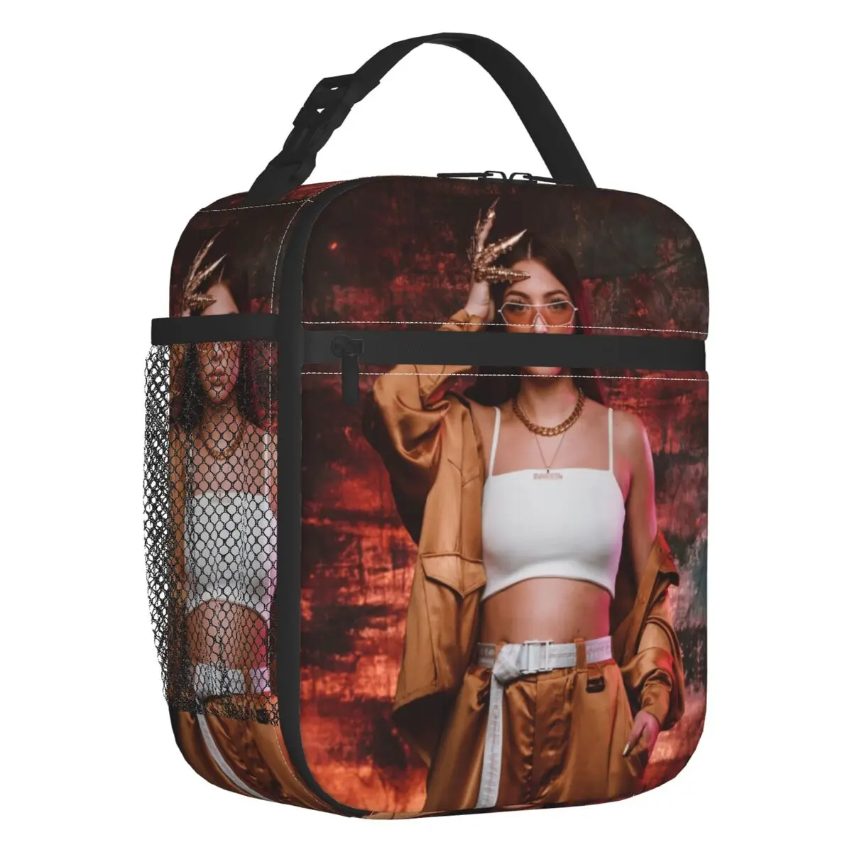 French Singer Eva Queen Thermal Insulated Lunch Bags Women Resuable Lunch Tote for Outdoor Picnic Storage Food Box
French Singer Eva Queen Thermal Insulated Lunch Bags Women Resuable Lunch Tote for Outdoor Picnic Storage Food Box