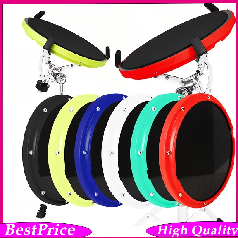  10 Inches Drum Practice Pad Silent Drum Pad Double Sided Beginner Practice Training Carbon Fiber Dumb Drum Pad
10 Inches Drum Practice Pad Silent Drum Pad Double Sided Beginner Practice Training Carbon Fiber Dumb Drum Pad 