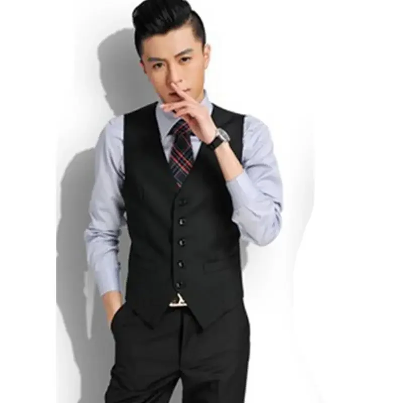 2023 Spring And Autumn Men's Suit Vest Korean Version Slim Fit Grey Suit Vest Men Can't Find Personalized Vest
2023 Spring And Autumn Men's Suit Vest Korean Version Slim Fit Grey Suit Vest Men Can't Find Personalized Vest
