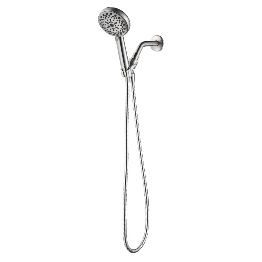 8-Function Handshower with Power Spray and Clean Jet in Satin Nickel
8-Function Handshower with Power Spray and Clean Jet in Satin Nickel