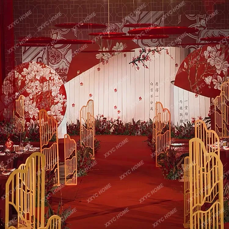 Wedding Props Wrought Iron Road Lead Chinese Wedding Stage Background Decoration Road Lead Ornaments
Wedding Props Wrought Iron Road Lead Chinese Wedding Stage Background Decoration Road Lead Ornaments