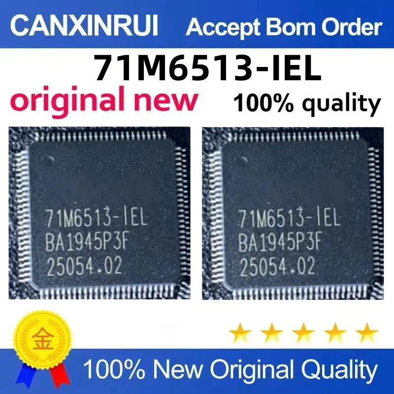 71M6513 71M6513-IEL QFP100 Package Integrated IC Three-phase energy meter chip is new
71M6513 71M6513-IEL QFP100 Package Integrated IC Three-phase energy meter chip is new