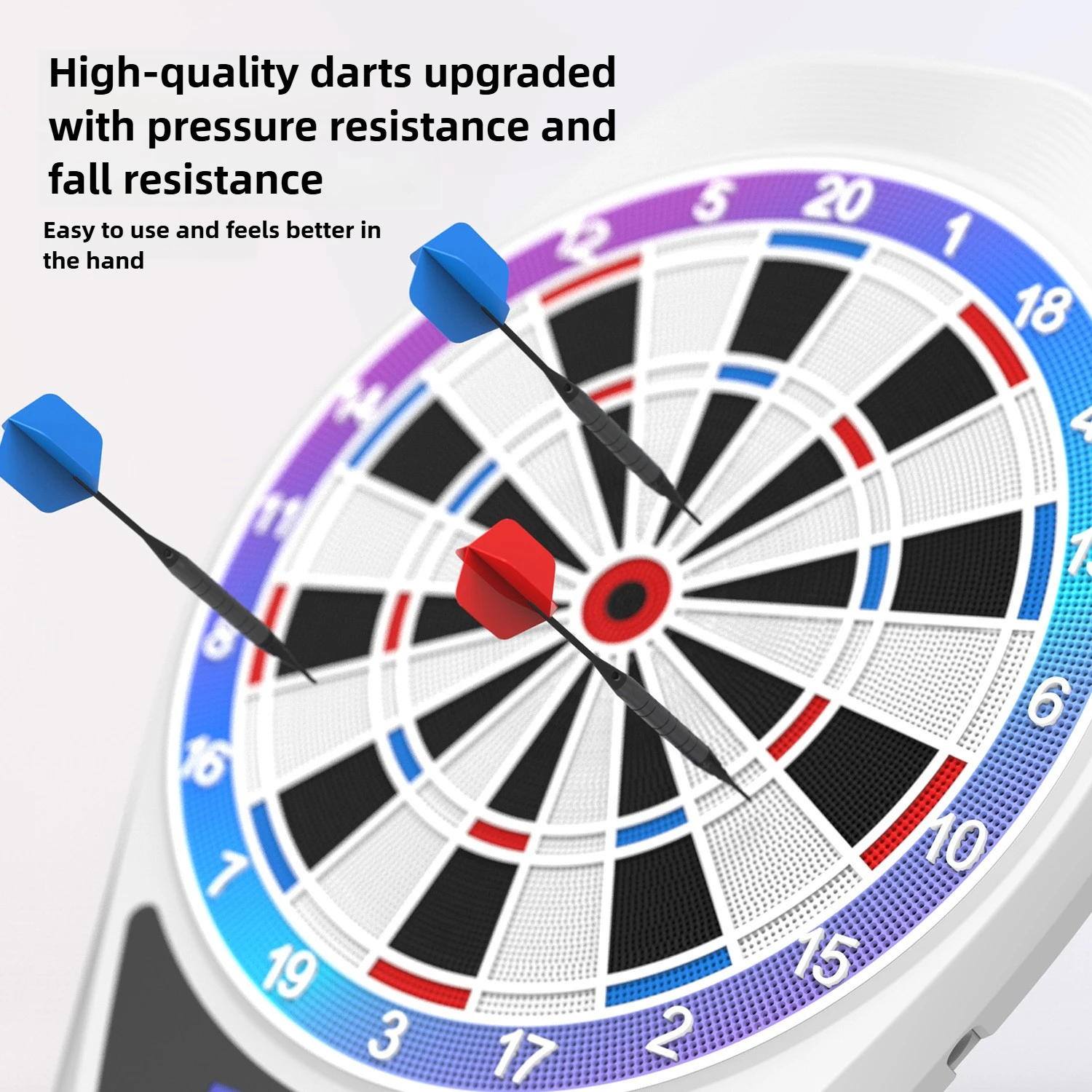 Intelligent Electronic Dart Board for Indoor Games For Family Use Child Safety Parent-Child Interactive Game Toy Prop
Intelligent Electronic Dart Board for Indoor Games For Family Use Child Safety Parent-Child Interactive Game Toy Prop