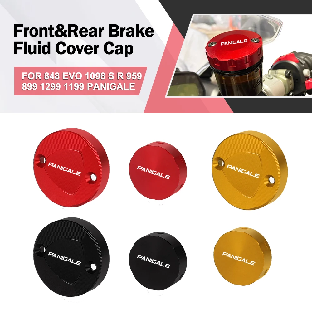 Motorcycle Front Clutch Brake Fluid Cylinder Covers For DUCATI V4 V2 Panigale 1299 1199/S/R 959 899 CNC Rear Brake Reservoir Cap
Motorcycle Front Clutch Brake Fluid Cylinder Covers For DUCATI V4 V2 Panigale 1299 1199/S/R 959 899 CNC Rear Brake Reservoir Cap