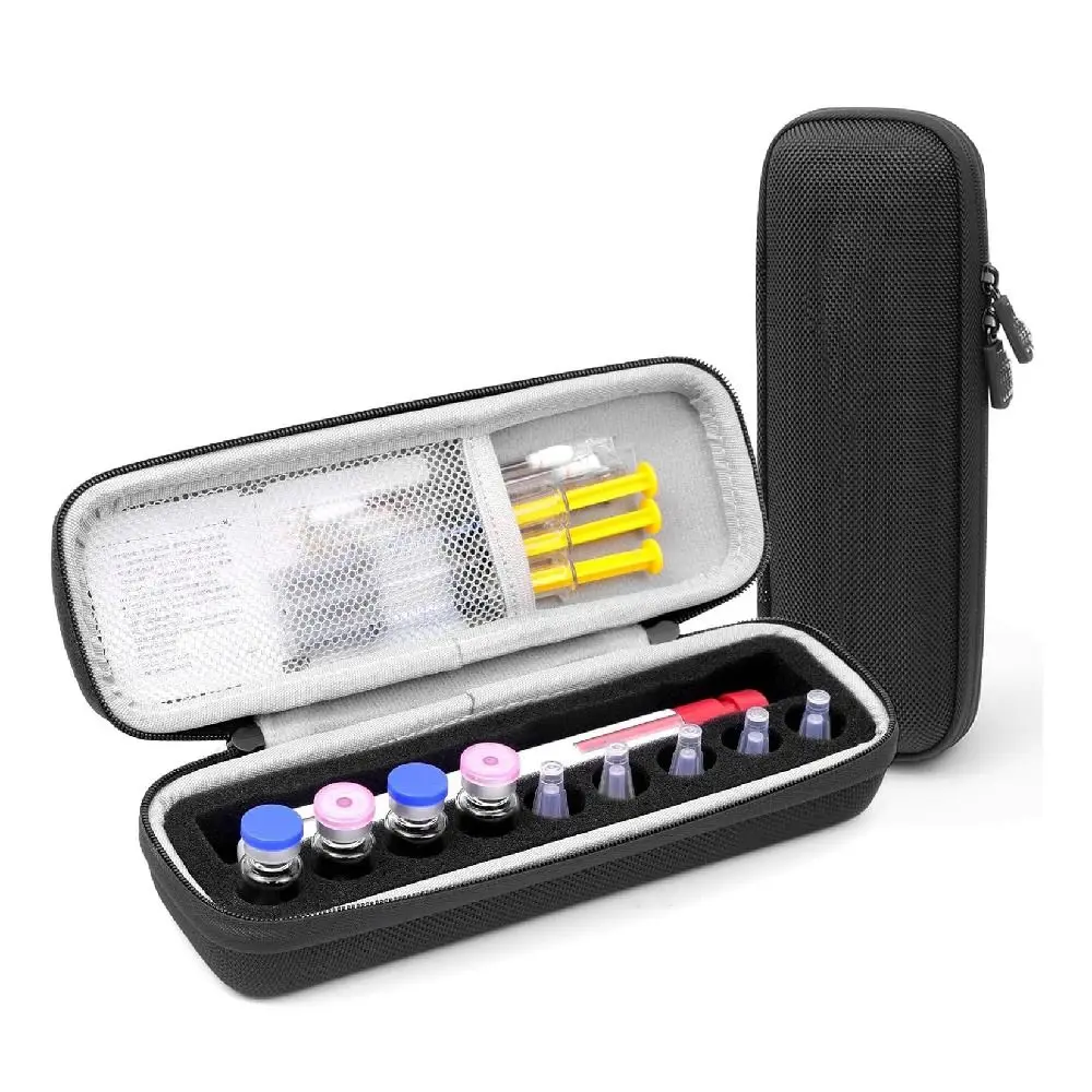 3ML Insulin Vial Storage Case Waterproof Dust-proof Insulin Vial Protector 9 Slots Wear-resistant Insulin Organizer for Home
3ML Insulin Vial Storage Case Waterproof Dust-proof Insulin Vial Protector 9 Slots Wear-resistant Insulin Organizer for Home