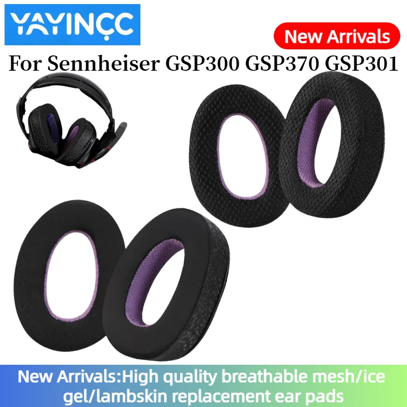YAYINCC Replacement Breathable mesh fabric style EarPads for Sennheiser GSP300 GSP301 GSP302 GSP303 GSP350 GSP370 GSP headset
YAYINCC Replacement Breathable mesh fabric style EarPads for Sennheiser GSP300 GSP301 GSP302 GSP303 GSP350 GSP370 GSP headset