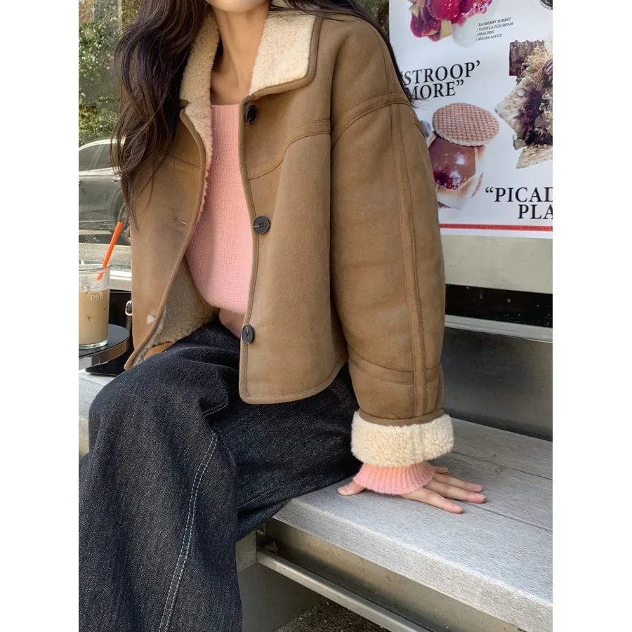 Шикарное зимнее винтажное пальто с воротником из норки и меха ягненка на одной пуговице, женское пальто из натуральной кожи и меха Jaet для поездок на работу...
Шикарное зимнее винтажное пальто с воротником из норки и меха ягненка на одной пуговице, женское пальто из натуральной кожи и меха Jaet для поездок на работу...