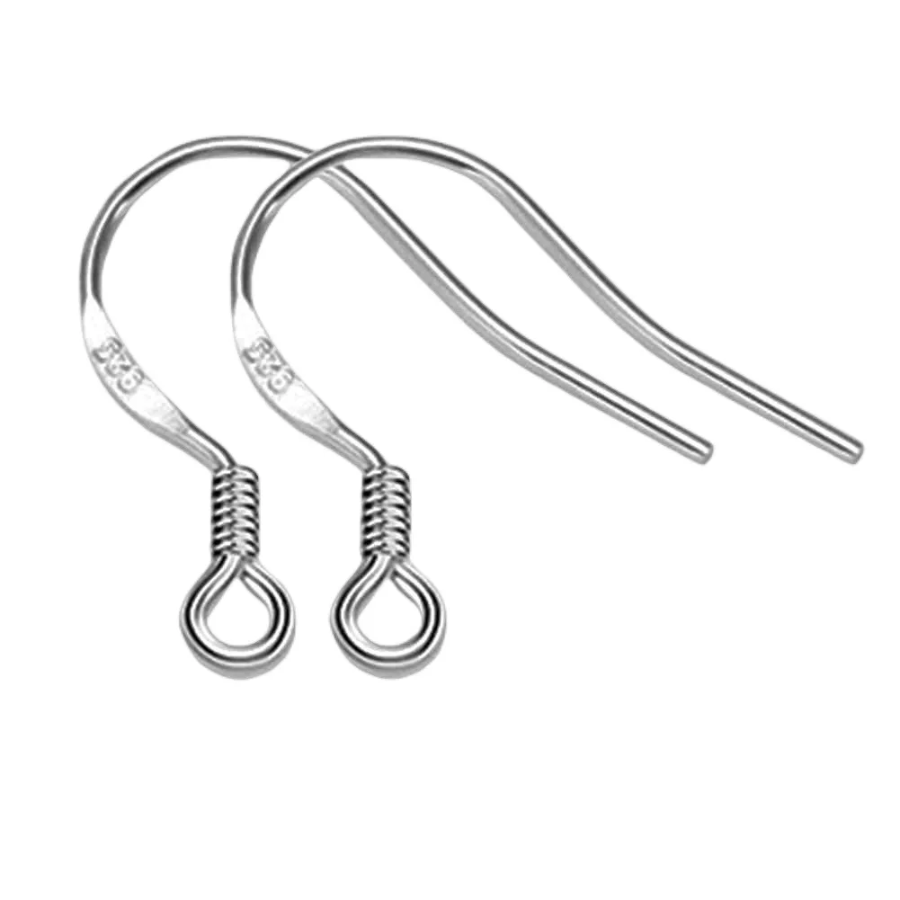 Wholesale 200PCS/Lot DIY Design Jewelry Findings 15mm 925 Sterling Silver Hooks Earrings Making Accessories
Wholesale 200PCS/Lot DIY Design Jewelry Findings 15mm 925 Sterling Silver Hooks Earrings Making Accessories