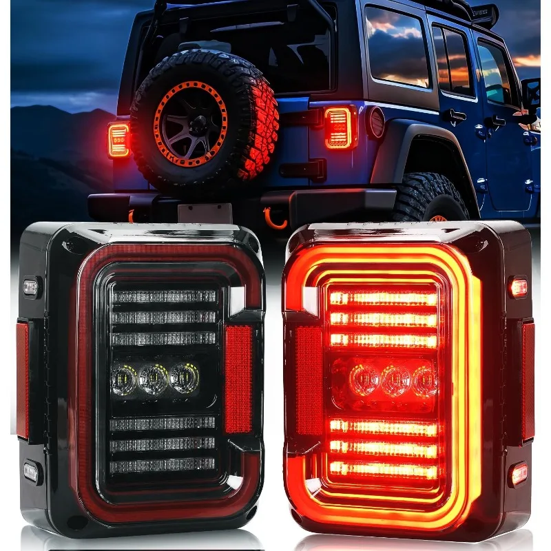 Светодиодные задние фонари AUDEXEN, совместимые с Jeep Wrangler JK JKU 2007-2018, уникальный C-образный дизайн, прозрачные линзы
Светодиодные задние фонари AUDEXEN, совместимые с Jeep Wrangler JK JKU 2007-2018, уникальный C-образный дизайн, прозрачные линзы