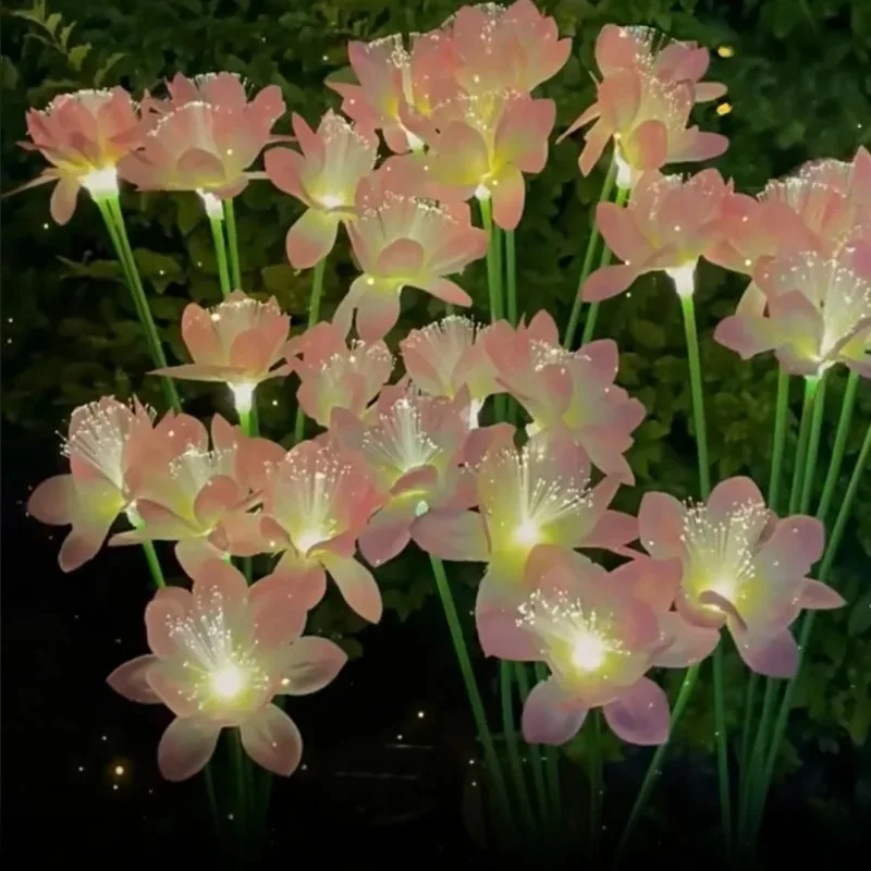 Simulated Camellia Solar Ground Plug Lamp Outdoor Waterproof LED Fiber Optic Light for Garden Lawn Backyard Landscape Decor
Simulated Camellia Solar Ground Plug Lamp Outdoor Waterproof LED Fiber Optic Light for Garden Lawn Backyard Landscape Decor