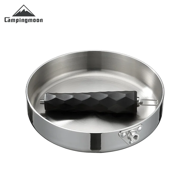 CAMPINGMOON New Cheap CC-19 Camping Deep Frying Pan Three-Layer Steel Portable Detachable Handle Suitable for Frying And Boiling
CAMPINGMOON New Cheap CC-19 Camping Deep Frying Pan Three-Layer Steel Portable Detachable Handle Suitable for Frying And Boiling