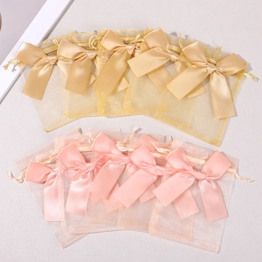 10/20pcs Ribbon Bow Organza Drawstring Gift Bags Pouche Wedding Bridal Shower Birthday Party Favor Bag Elegant Jewelry Packaging
10/20pcs Ribbon Bow Organza Drawstring Gift Bags Pouche Wedding Bridal Shower Birthday Party Favor Bag Elegant Jewelry Packaging