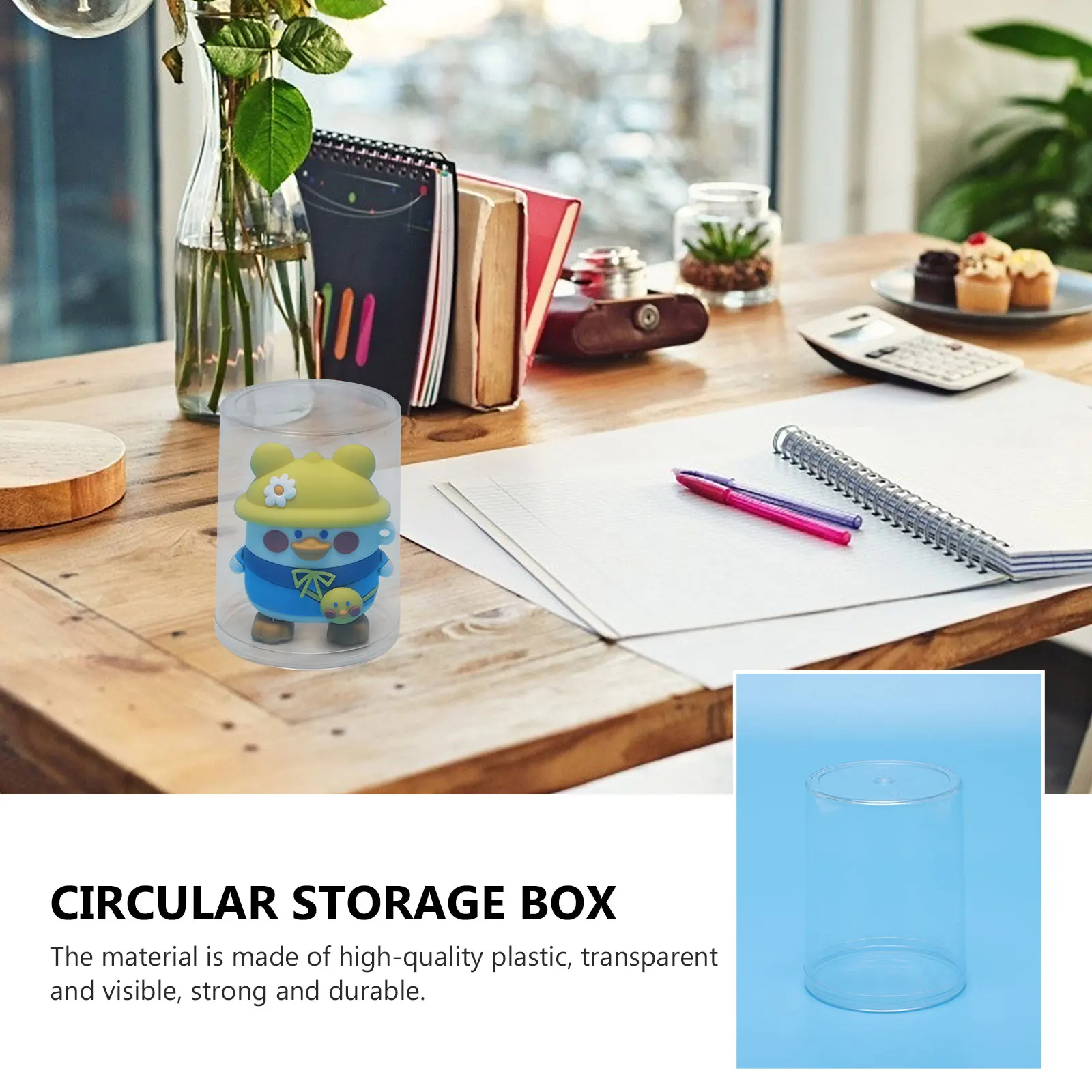 6 Pcs Round Storage Box Figurine Case Collection Container Figurines Transparent Model Display Small Showcase
6 Pcs Round Storage Box Figurine Case Collection Container Figurines Transparent Model Display Small Showcase