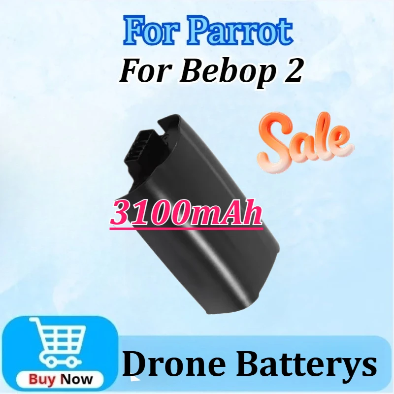 Newly Upgraded 11.1V 3100mAh Lipo Battery for RC Quadcopter Parts for Parrot Bebop 2 Drone Battery Lipo Upgrade Battery
Newly Upgraded 11.1V 3100mAh Lipo Battery for RC Quadcopter Parts for Parrot Bebop 2 Drone Battery Lipo Upgrade Battery