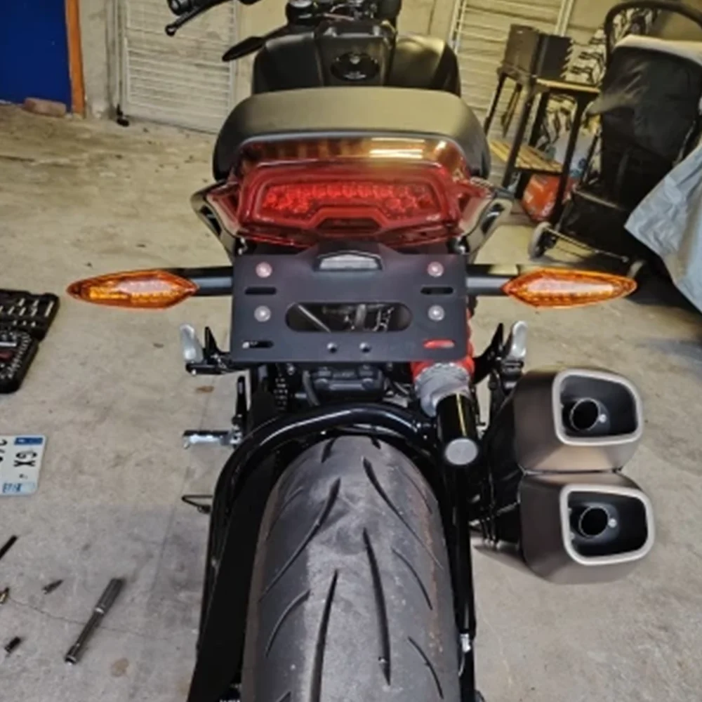 FTR1200 Motorcycle License Plate Holder Bracket Rear Tail Tidy Fender Eliminator Kit Fit For Indian FTR 1200 2019-2022 2023 2024
FTR1200 Motorcycle License Plate Holder Bracket Rear Tail Tidy Fender Eliminator Kit Fit For Indian FTR 1200 2019-2022 2023 2024