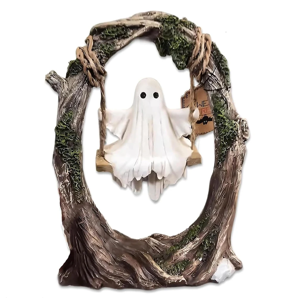 Cute Spooky Halloween Figurine Resin Small Ghost Figurine Multi-Purpose Lovely Ghost Decorations for Desktop Bookshelf Decor
Cute Spooky Halloween Figurine Resin Small Ghost Figurine Multi-Purpose Lovely Ghost Decorations for Desktop Bookshelf Decor